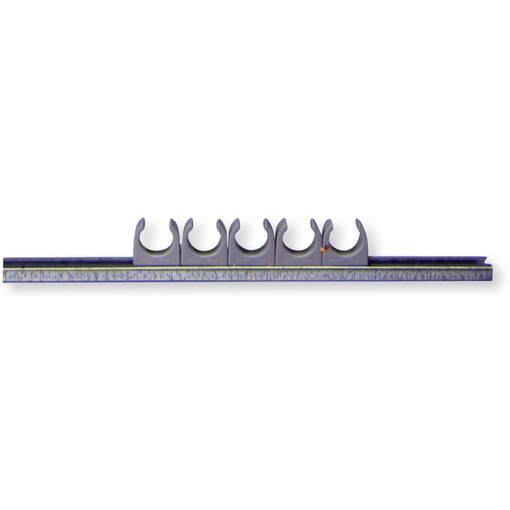 Rail acier longueur 2 m, rainure 11 mm